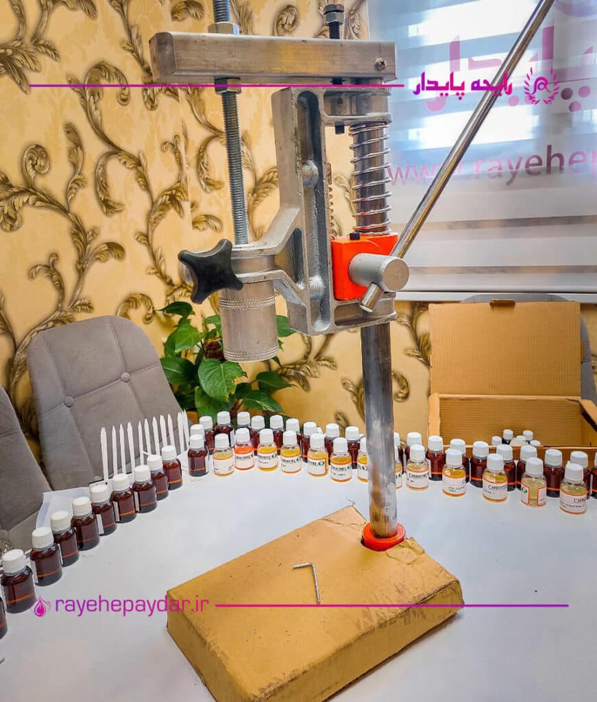خرید دستگاه پرس درب عطر پایه دلری
